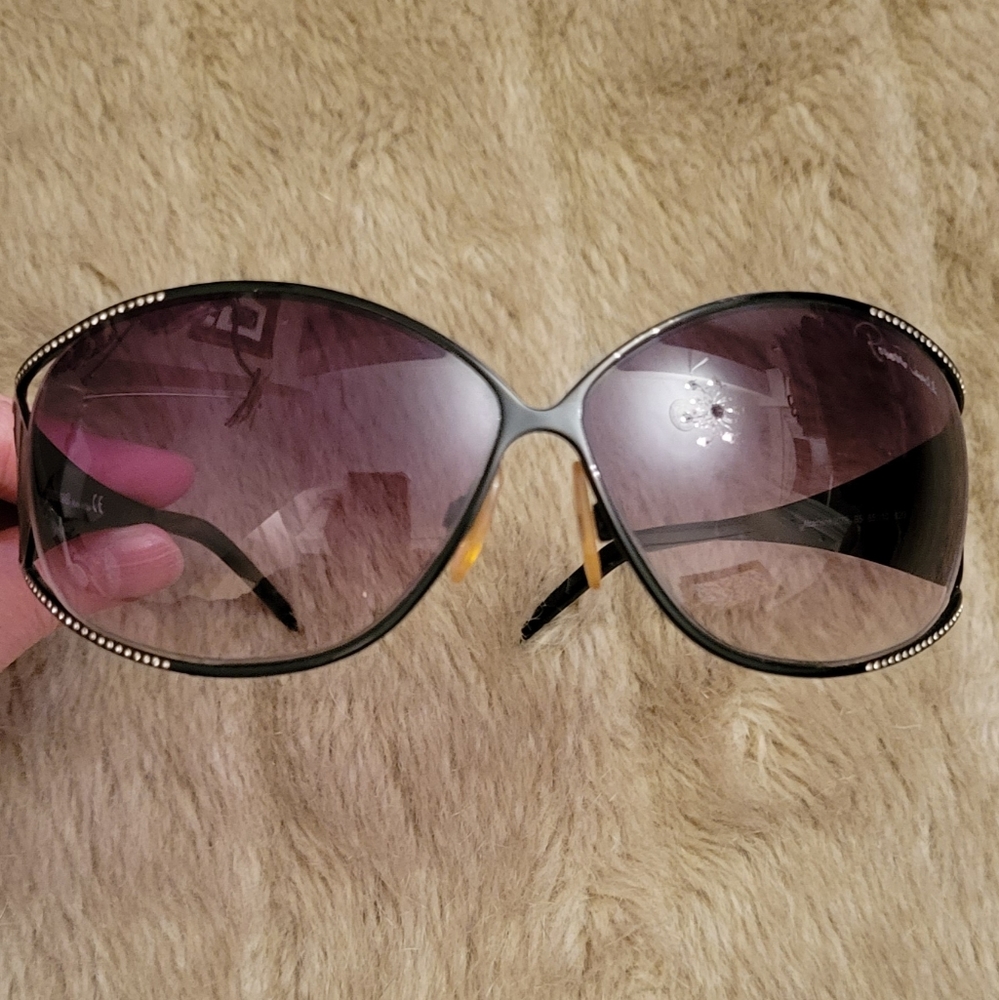 Roberto Cavalli rhinestone frame sunglasses with original case - Picture 3 of 11